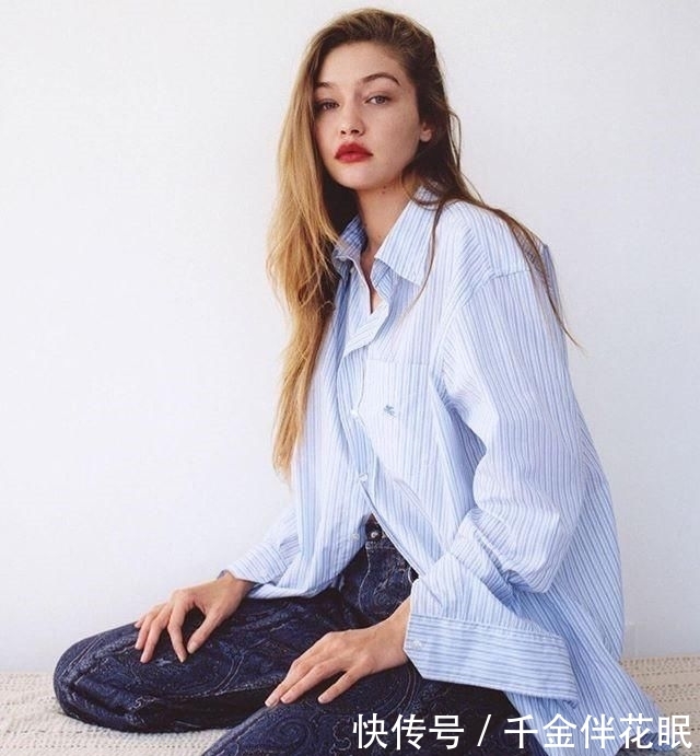  Hadid@超模Gigi Hadid的护发贴士：经常染烫还能保持头发如丝般柔顺