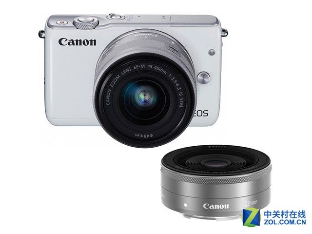 附带两支镜头 佳能EOS M10京东2899元