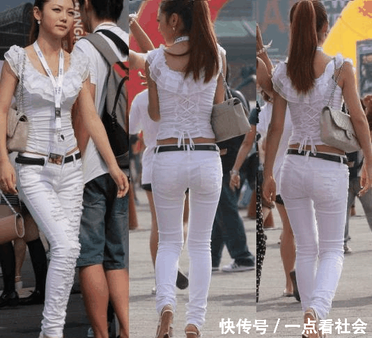 男子火车站送人，街拍到一个美女，气质和脸蛋都不输旁人！