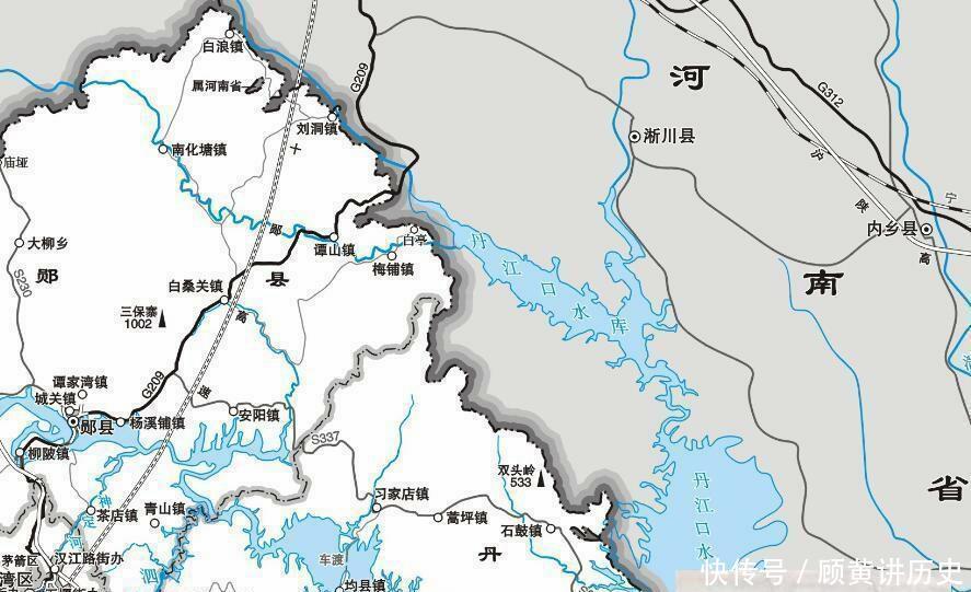 河南南阳一村庄, 为何飞到湖北省内