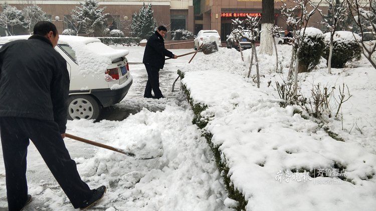瑞雪兆丰年，淄博迎来了2019年首场降雪