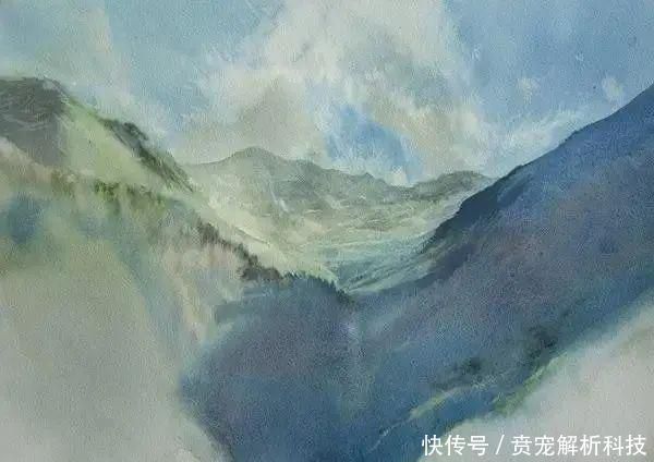 『画家』法国画家的灰调水彩画,太有质感啦