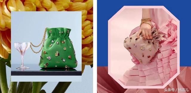 这个颜色的包包还真是清凉又减龄，娜扎唐嫣背上它立马变少女了！