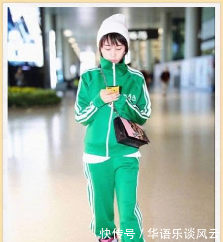 王子文最失手的一次机场秀！鞋比头还要大，网友我奶奶都不会穿