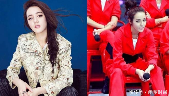 迪丽热巴心真大，裙子中间开叉还敢叉开双腿，难怪要用包包挡着！