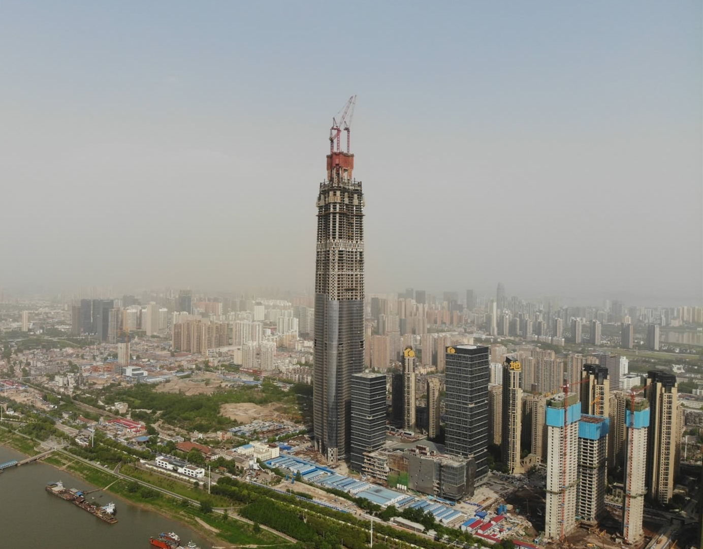 武汉在建7大摩天高楼最新进度汇总