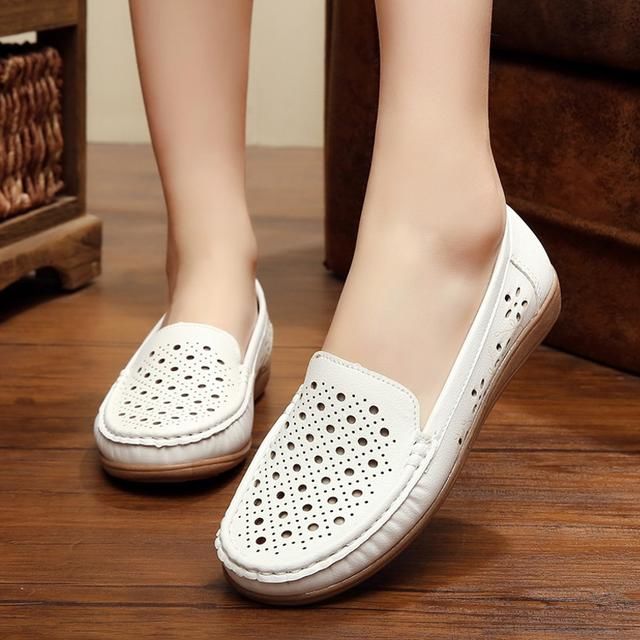 夏天火爆热卖的单鞋，让你与时尚潮流接轨，看第一张图就心动了!