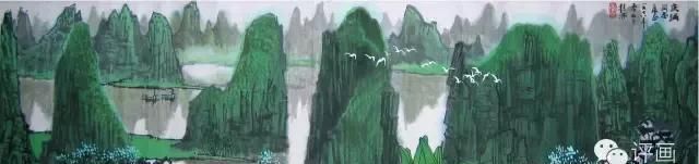 看了他的山水画，就有马上去旅游的冲动!
