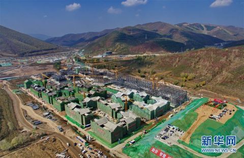  [张家口]2022年北京冬奥会张家口冬奥村主体结构正式封顶