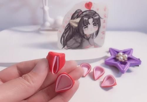  形状@你喜欢星星吗？用丝带做个星星发夹吧！