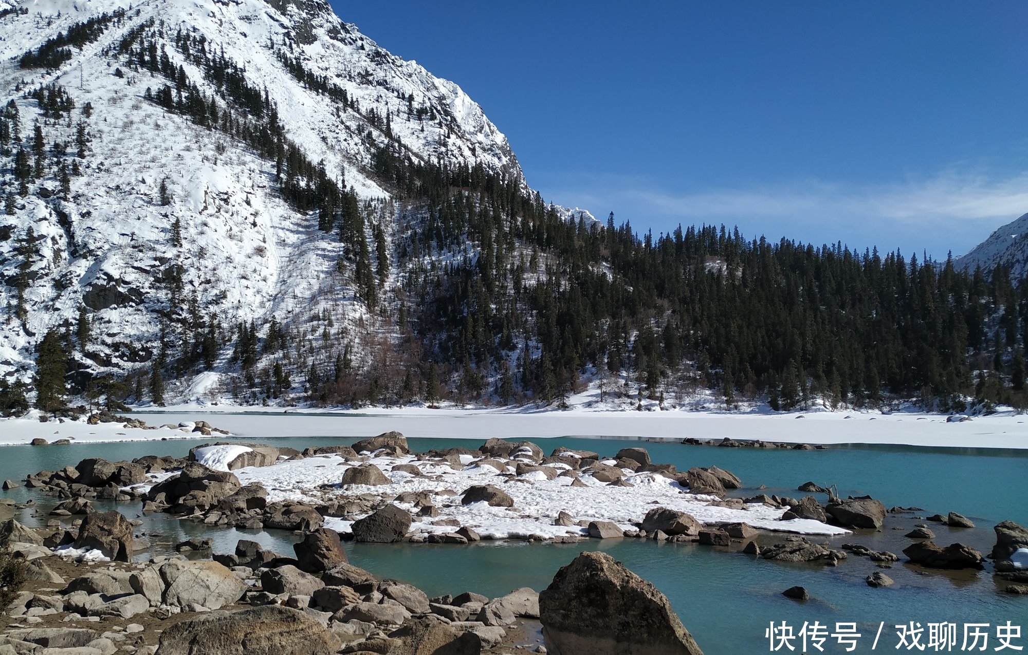 雅鲁藏布江的源头,西藏然乌湖