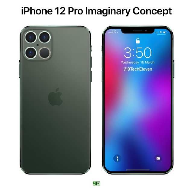  『激光雷达扫』苹果iPhone 12 Pro最新概念图曝光：后置“浴霸”四摄，LiDAR加持