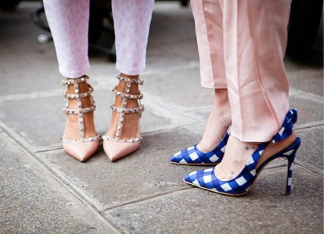 埃及脚女生挑对包头细跟鞋，美翻盛夏