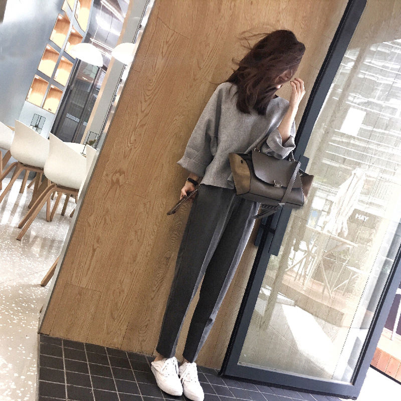 9月天开始凉了，短裤短袖别穿了，建议买这洋气套装，好穿到爆