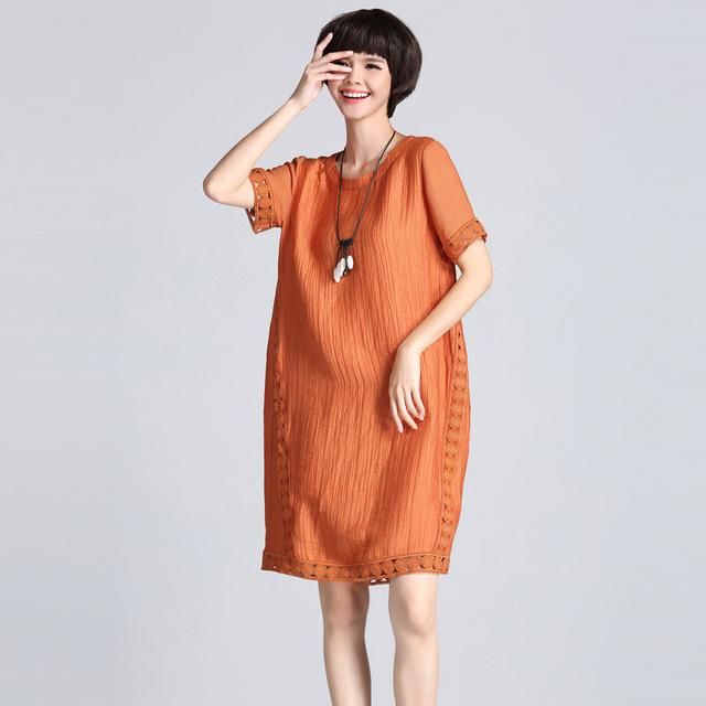 谁说胖子夏天只能穿休闲裤?连衣裙大版型，藏肉显瘦更迷人