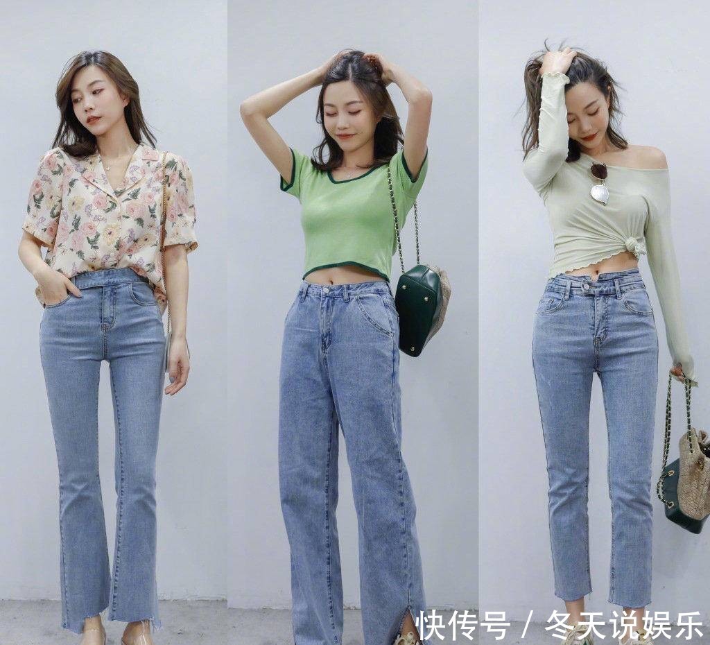 【适合】适合小个子女生的气质穿搭,用牛仔裤搭出休闲风,经典又时尚