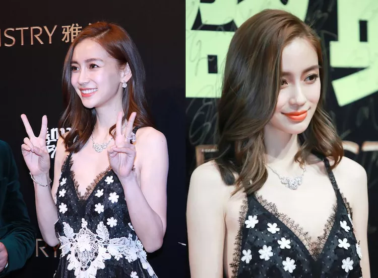 杨颖为了美太拼了，吊带裙惊艳全场，网友：越来越有女人味了