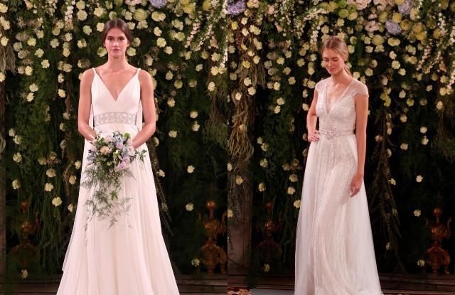  【蓝色】Jenny Packham2019高级定制婚纱礼服，春天小精灵繁花似锦为伴，英式风格