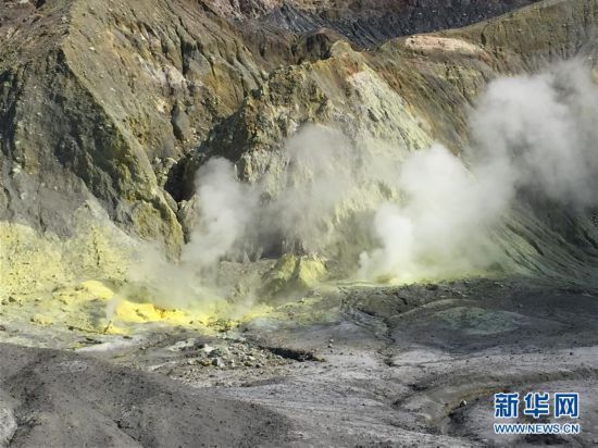 新西兰怀特岛火山突然喷发已致一人死亡