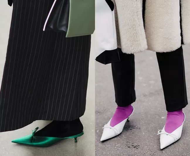 时髦办 | 我的大长腿,是尖头深V穆勒鞋宠出来的!