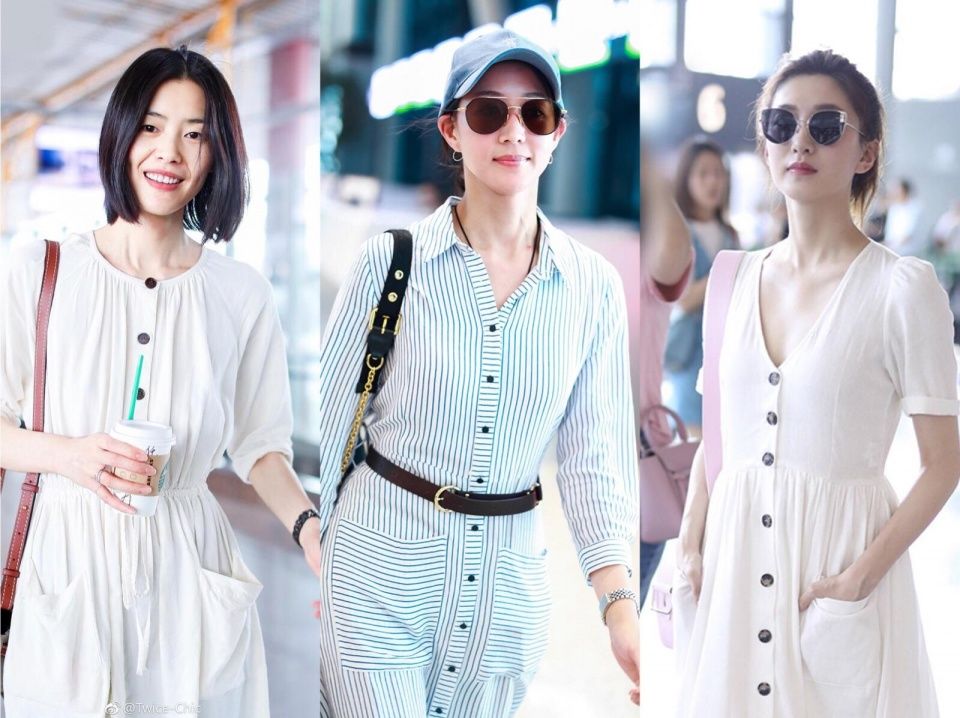 刘雯江疏影穿Zara就敢机场秀?热巴能把三百的裙子穿出三万的效果