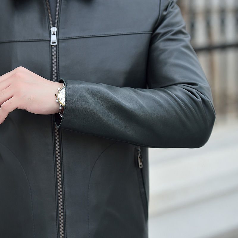 天啊!这就是“司令”皮衣，高端大气又档次，难怪60领导都在穿