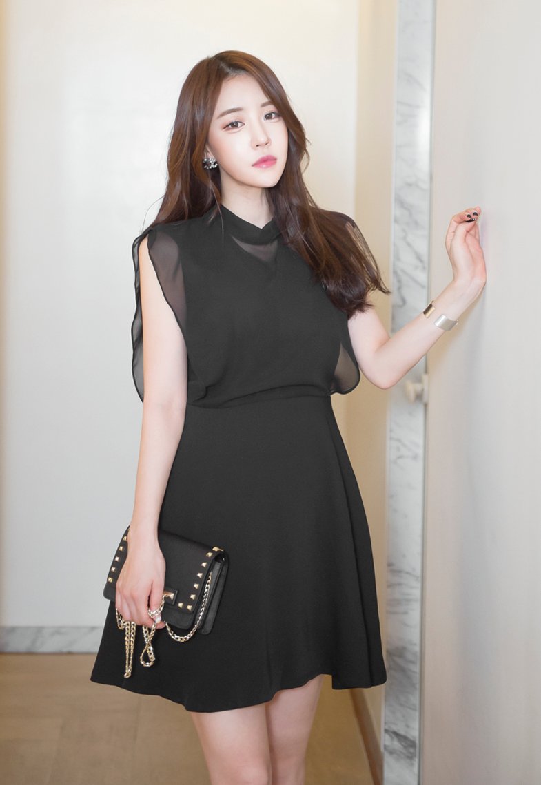 蒙特利尔薄纱碟翼美裙