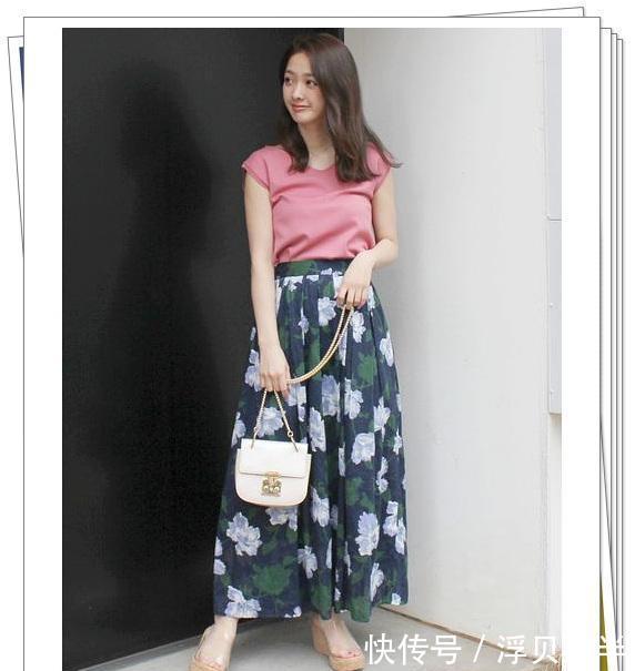  『春夏』春夏不同颜色的长裙搭配示范！掌握了就不会出错的半身裙穿搭技巧