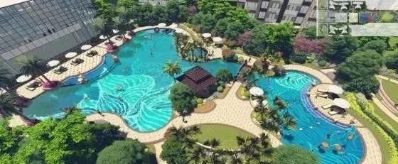  小区@被某小区“塑胶人工湖”惊到了？看看自带泳池的盘有哪些