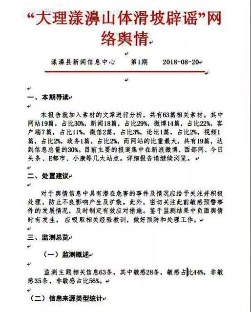 辟谣网传所谓“大理漾濞山体滑坡视频”实为张冠李戴的谣言