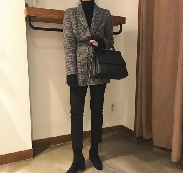 『感觉』今春做个温柔小仙女,试试西装+平底鞋,高级十足女人味