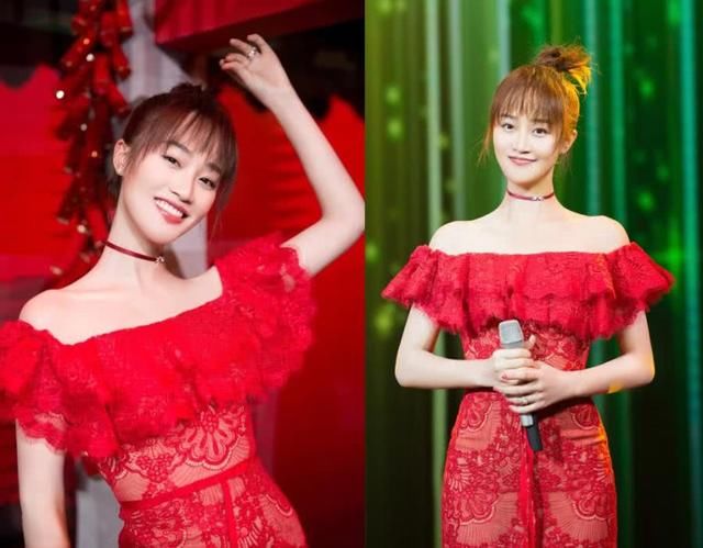 蓝盈莹真够狠!这么紧的鱼尾裙也要硬穿,网友:难怪曹骏那么爱!