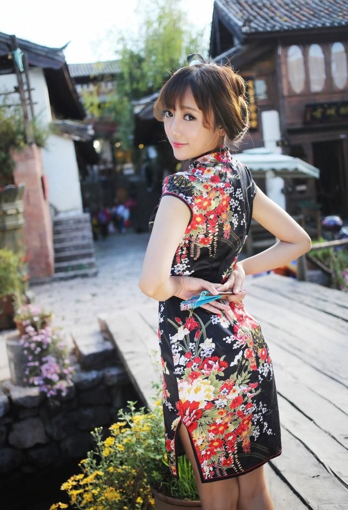 旗袍美女古典优雅