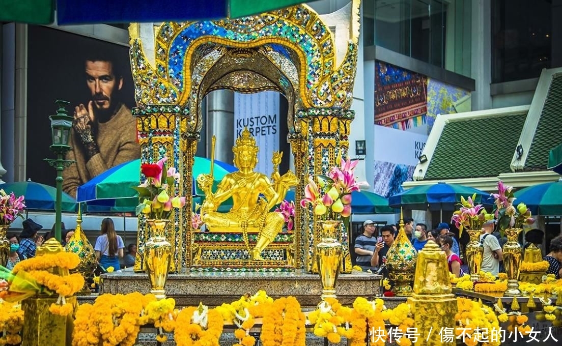 泰国最灵验的四面佛：就位于繁华的闹市区，众多明星曾前来许愿！