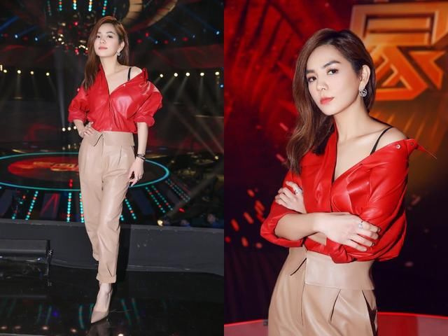 陈嘉桦一身绿装现身，看到她的脚趾我呆了，网友：强迫症都犯了！