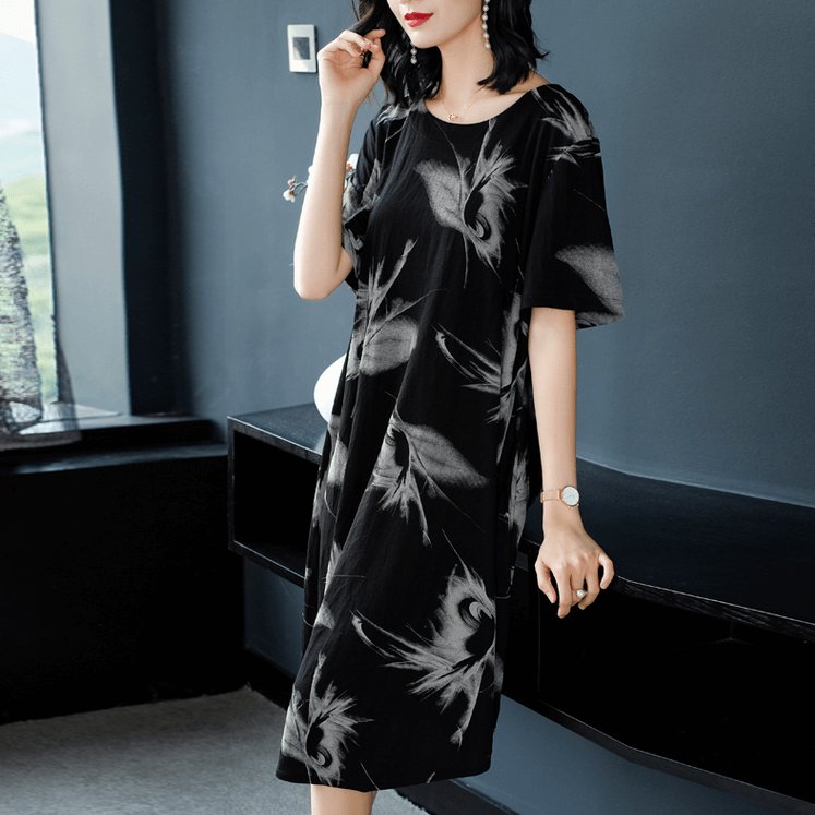 高贵真丝妈妈连衣裙，让妈妈更显优雅贵气