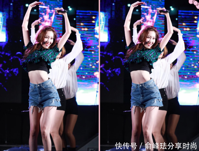 当166吴宣仪撞上的167李宣美,终于见识到最美“细针腿”!