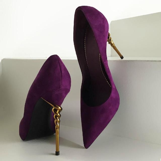 小众设计款高跟鞋,上班干练下班风情,工作玩乐两不误