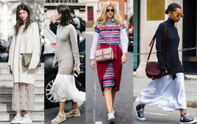 还在穿夏天的雪纺裙？秋天穿这条连衣裙才对，单穿叠穿都很美