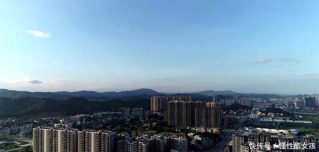 航拍广西最富有的小县城