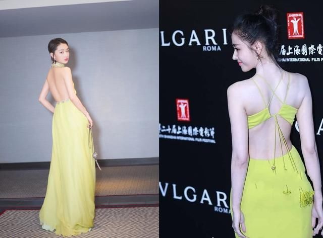 26岁周冬雨撞衫28岁张天爱，竟也美得不相上下，网友：平胸也性感