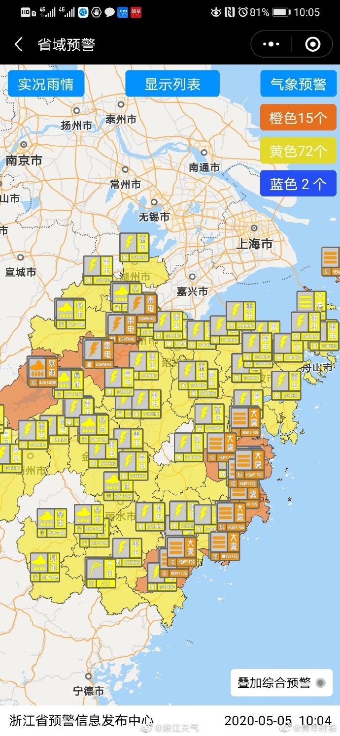  「雨水」今天杭州雨水“激烈”，出门要小心短时暴雨和雷雨大风