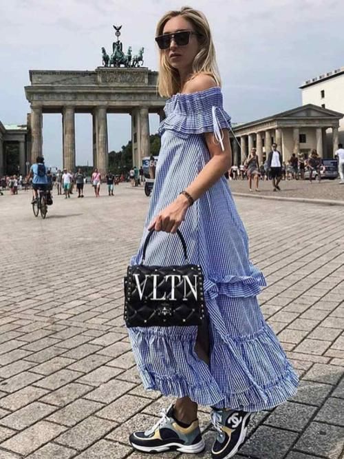  『平底鞋』扔掉高跟鞋吧，“平底鞋＋裙子”才是今春王炸穿搭