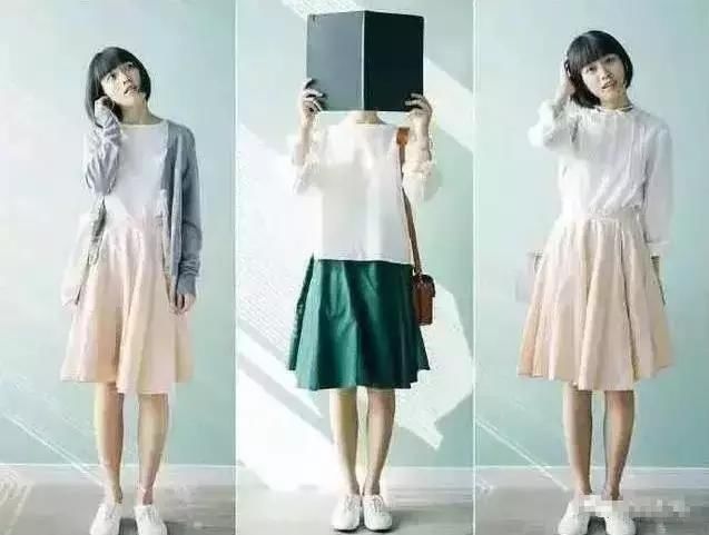 清纯短发女生亲身示范158矮个子女生秋装搭配，学会不再苦恼穿搭