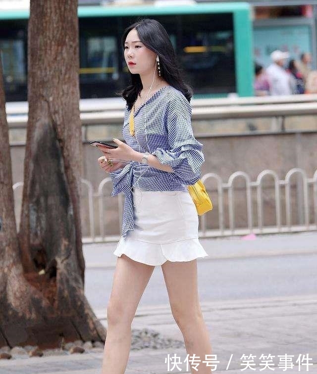  『美女』街拍：第三张姐姐，好性感，美女穿出好身材，大长腿来了！！