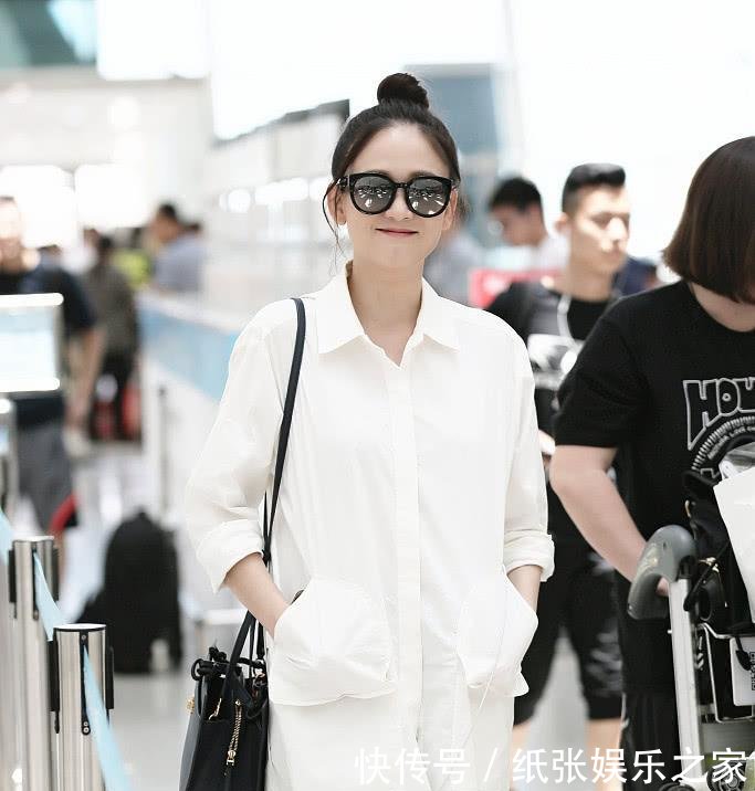 陈乔恩瘦了20斤不止, 露背波点裙穿出仙女感, 38岁秒变18岁!