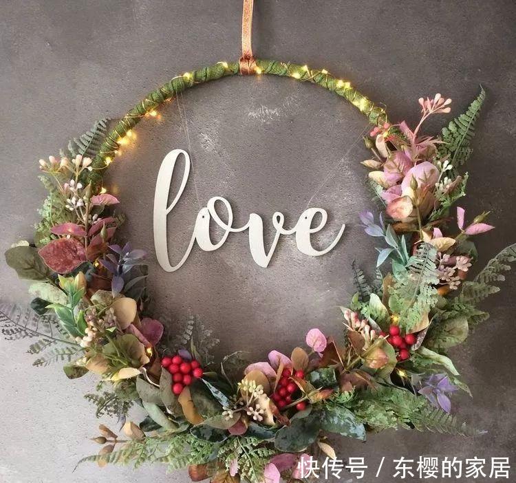  春日@DIY手工：春日花环diy