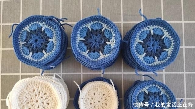 非洲:初学者也可以学习! 毛线编织钩针非洲菊花形鲸(附图)