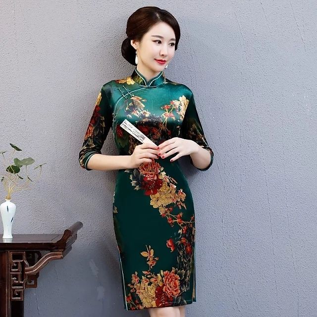 经典复古旗袍，忽而高冷，忽而典雅，这才是旗袍之极品!