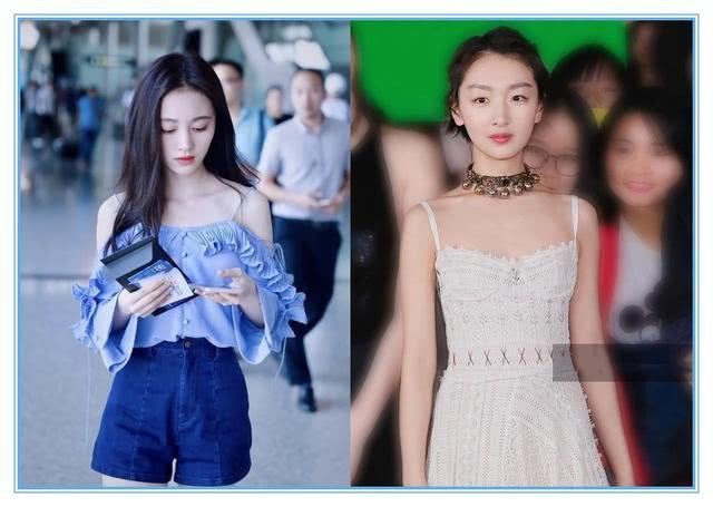 本以为穿吊带装的周冬雨够清纯了，可看到鞠婧祎，我瞬间沉默了！